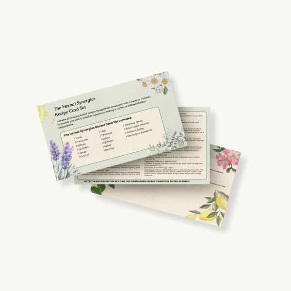 Herbal Recipe Card Set